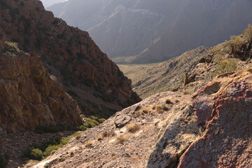 trail in the mountain