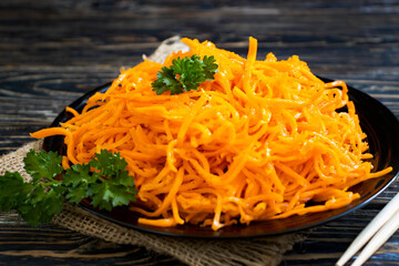 Delicious Fresh Korean Carrot, Parsley