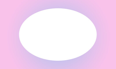 color gradation background with white oval circle