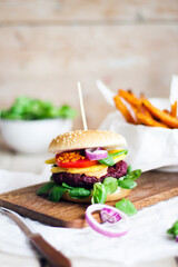 Vegetarischer Hamburger