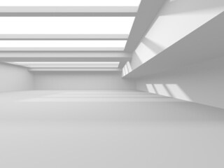 Obraz premium Abstract White Architecture Design Concept