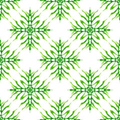 Trendy organic green border. Green optimal boho
