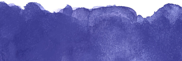 Brushstroke with very peri color of the 2022 on white background