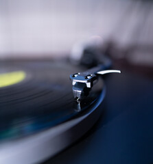 turntable playing record