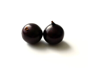Exotic Jabuticaba fruit isolated on white background