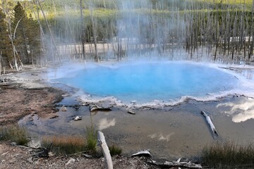 Hot Springs in Yellowstone National Park