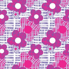 PATTERN TRAMA DE FLORES