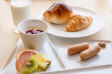 身体に優しそうな朝食セット