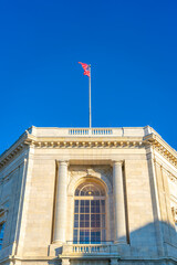 Building next to the The United States Capitol, often called the Capitol Building, is the home of the United States Congress and the U.S. federal government. Washington, United States.