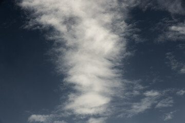white cloud on black background.