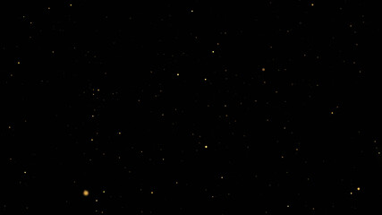 Flicker abstract Particles. Golden dust background.