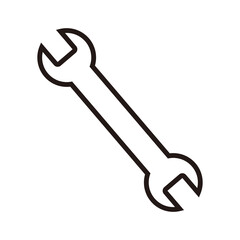 Repair icon. Wrench icon. Settings icon symbol