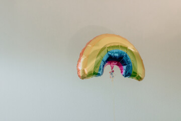 rainbow balloon faded
