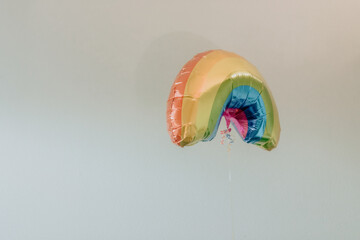 rainbow balloon faded