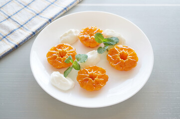 みかんのデザート