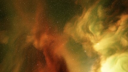 nebula gas cloud in deep outer space