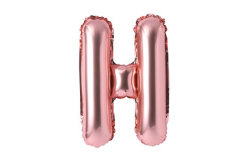 The shiny pink alphabet balloon.