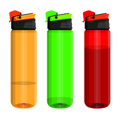 vector logo and cool drink bottle illustration