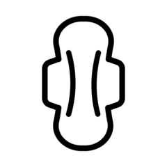 Feminine Hygienic Sanitary Napkin vector