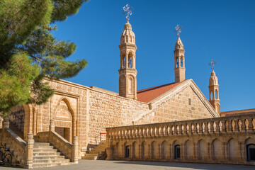 Fototapeta na wymiar Mor Gabriel Syriac Monastery in Midyat Town, Mardin, Turkey