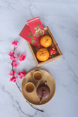 Popular Chinese New Year decorations and titbits. Symbolic and Auspicious Items. Chinese characters...