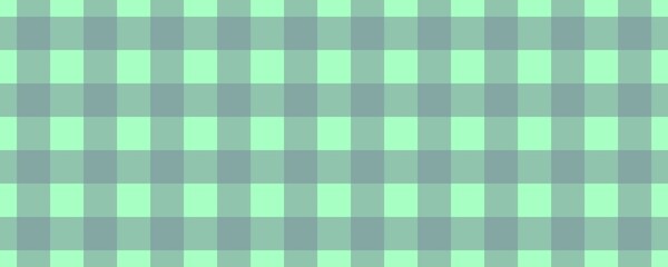 Banner, plaid pattern. Mint on Light Slate Grey color. Tablecloth pattern. Texture. Seamless classic pattern background.