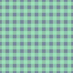 Plaid pattern. Light Slate Grey on Mint color. Tablecloth pattern. Texture. Seamless classic pattern background.