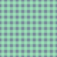 Plaid pattern. Light Slate Grey on Mint color. Tablecloth pattern. Texture. Seamless classic pattern background.