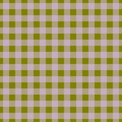 Plaid pattern. Olive on Lavender color. Tablecloth pattern. Texture. Seamless classic pattern background.