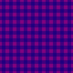 Plaid pattern. Purple on Navy color. Tablecloth pattern. Texture. Seamless classic pattern background.
