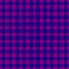 Plaid pattern. Purple on Navy color. Tablecloth pattern. Texture. Seamless classic pattern background.