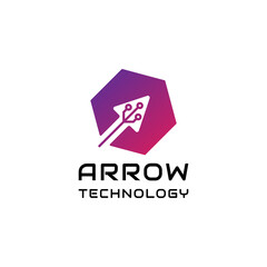 arroww tech logo design