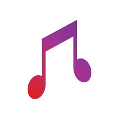Music Note Icon Vector illustration design