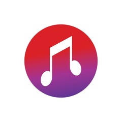 Music Note Icon Vector illustration design