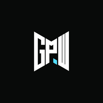 GPW letter logo creative design. GPW unique design