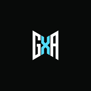 GXA letter logo creative design. GXA unique design