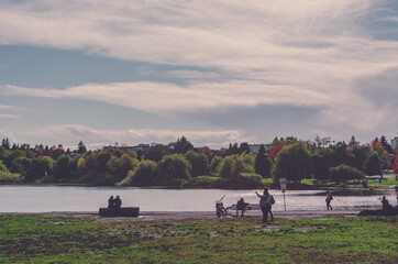 Scenery in Trout Lake Park