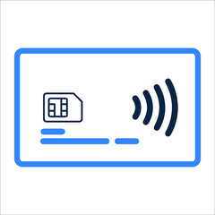 Card Contactless  pay payment icon