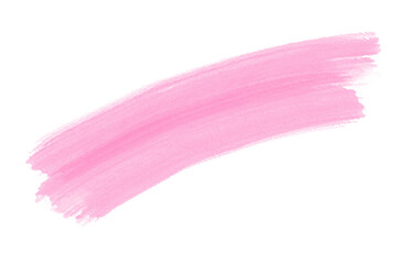 Pastel pink brush paint stroke. Perfect design for headline, logo and banner.