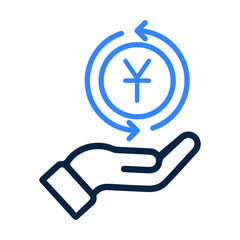 Cash back or yuan icon