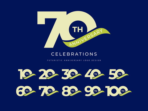 Anniversary celebration Logo Colletions Template 