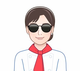 サングラスをしている人