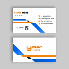Fototapeta premium Editable elegant and Clean and modern, minimal, creative, unique, stylish business card template design