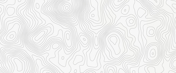 Vector contour topographic map background. Topography and geography map grid abstract backdrop, Vector illustration of topographic line contour map,  Linear graphics. Vector illustration, 