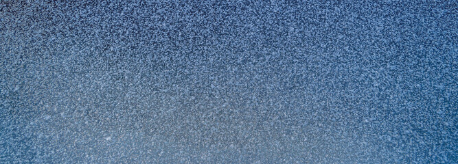 winter has drawn beautiful patterns on the ice