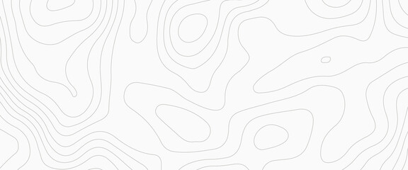 Fototapeta premium Topographic Map Seamless Pattern, vector illustration of topographic line contour map, black-white design, Luxury black abstract line art, 