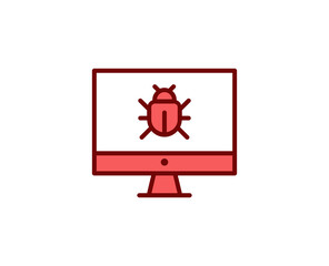 Virus premium line icon. Simple high quality pictogram. Modern outline style icons. Stroke vector illustration on a white background. 