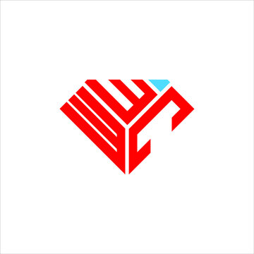 WWC letter logo creative design. WWC unique design