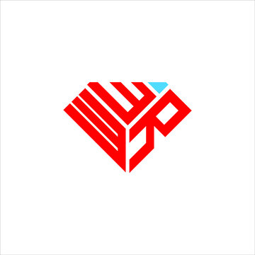 WWR letter logo creative design. WWR unique design