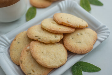 vanilla shortbread cookies